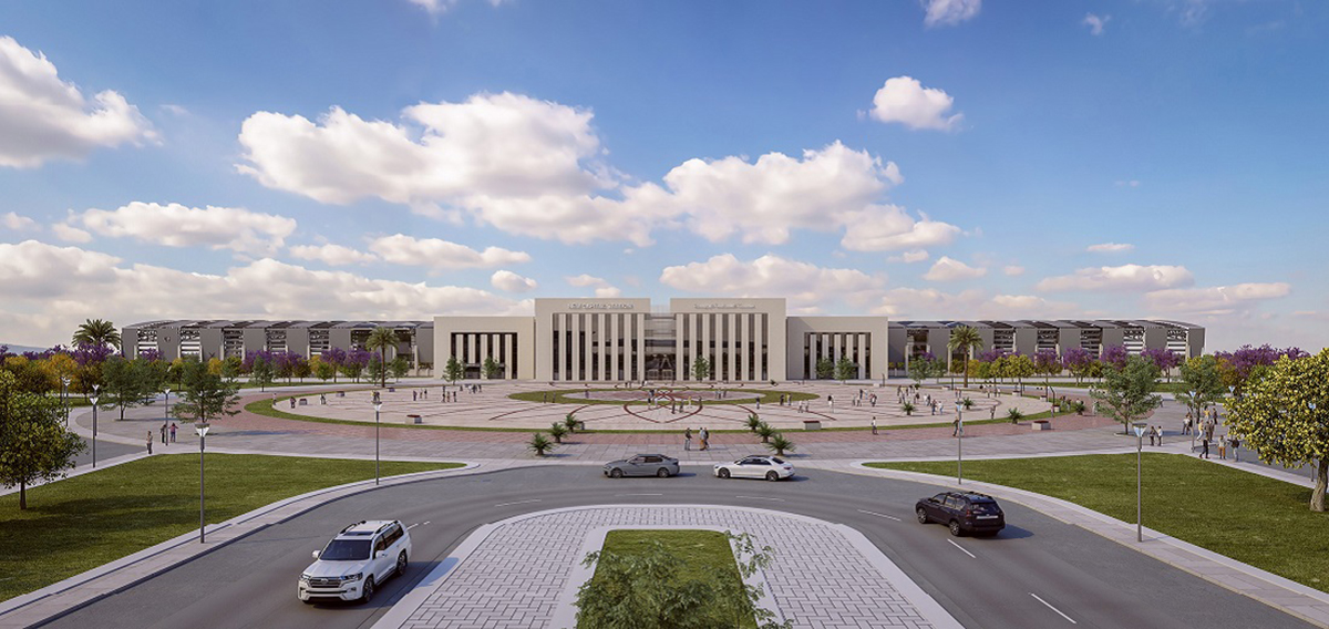 High Speed Rail, New Capital Station Front View