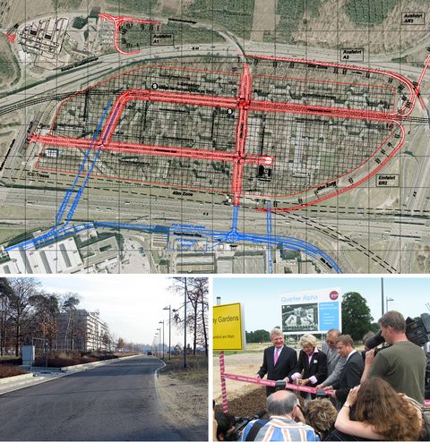 Erschließungsgebiet Gateway Gardens, Offizieller Spatenstich