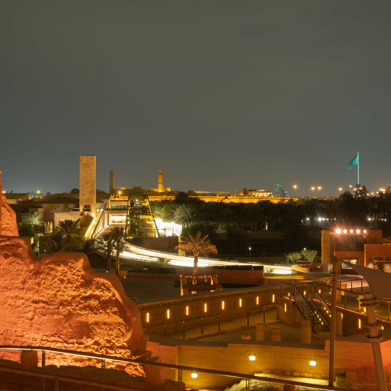 At-Turaif Complex in Diriyah at Night